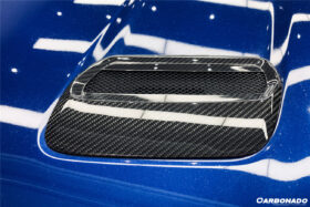 DarwinPRO 2018-2023 Ford Mustang Carbon Fiber Hood Vents - image 3