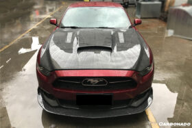 DarwinPRO 2015-2017 Ford Mustang  GT & V6 TRU Style Carbon Fiber Hood - image 3