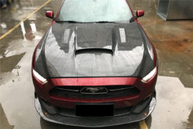 DarwinPRO 2015-2017 Ford Mustang  GT & V6 TRU Style Carbon Fiber Hood - image 1