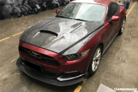 DarwinPRO 2015-2017 Ford Mustang  GT & V6 TRU Style Carbon Fiber Hood - image 4