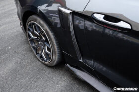 DarwinPRO 2015-2023 Ford Mustang Rsh Style Carbon Fiber Quarter Panel Side Scoops - image 2