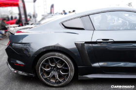 DarwinPRO 2015-2023 Ford Mustang Rsh Style Carbon Fiber Quarter Panel Side Scoops - image 6