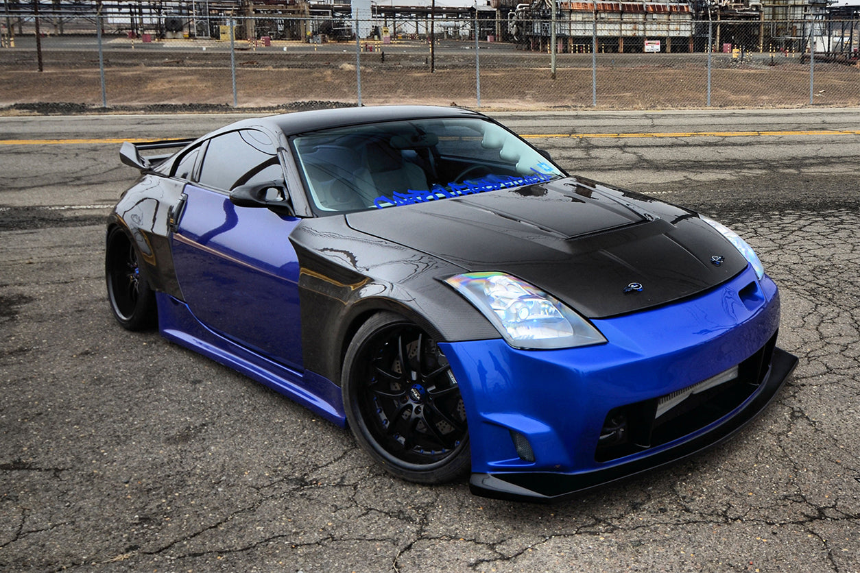 DarwinPRO 2003-2008 Nissan 350Z DL Style Wide Fender Set