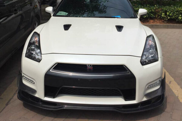 DarwinPRO 2008-2011 Nissan GTR R35 CBA BSE Style Part Carbon Fiber Front Lip With Undertray