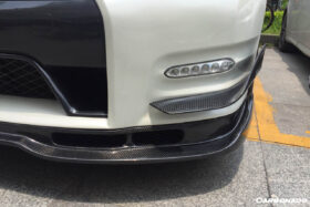 DarwinPRO 2008-2011 Nissan GTR R35 CBA BSE Style Part Carbon Fiber Front Lip With Undertray - image 4
