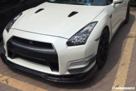 DarwinPRO 2008-2011 Nissan GTR R35 CBA BSE Style Part Carbon Fiber Front Lip With Undertray - image 3