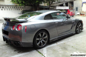 DarwinPRO 2008-2011 Nissan GTR R35 CBA BSE Style Carbon Fiber Rear Diffuser Lip - image 2