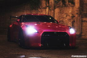 DarwinPRO 2008-2016 Nissan GTR R35 CBA DBA DE Style Wide Fender Flares - image 10