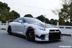 DarwinPRO 2008-2023 Nissan GTR R35 CBA DBA TPR Style Partial Carbon Fiber Front Bumper - image 8