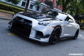 DarwinPRO 2008-2023 Nissan GTR R35 CBA DBA TPR Style Partial Carbon Fiber Front Bumper - image 9