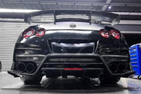 DarwinPRO 2008-2023 Nissan GTR R35 CBA DBA EBA TS Style Rear Bumper with Diffuser Undertray And Fins - image 1