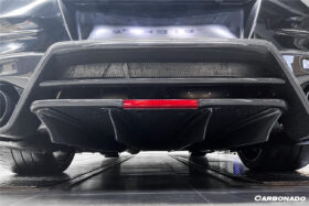 DarwinPRO 2008-2023 Nissan GTR R35 CBA DBA EBA TS Style Rear Bumper with Diffuser Undertray And Fins - image 7