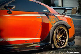 DarwinPro Aerodynamics DarwinPRO GTR R35 CBA DBA EBA VA Style Rear Fender Flare - Image 5