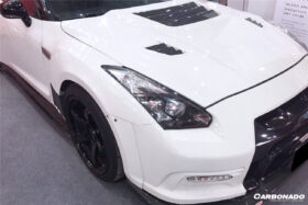 DarwinPRO 2008-2023 Nissan GTR R35 CBA DBA EBA VA Style Wide Front Fender - image 2