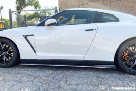 DarwinPro Aerodynamics DarwinPRO GTR R35 CBA DBA VA-II Style Carbon Fiber Side Skirts Under Board - Image 3