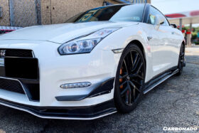 DarwinPro Aerodynamics DarwinPRO GTR R35 CBA DBA VA-II Style Carbon Fiber Side Skirts Under Board - Image 8