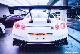 DarwinPro Aerodynamics DarwinPRO GTR R35 CBA DBA EBA FBA VA Style Trunk Wing Spoiler - Image 3