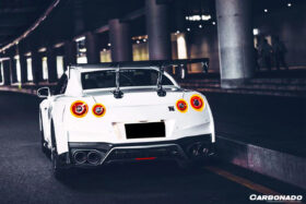 DarwinPro Aerodynamics DarwinPRO GTR R35 CBA DBA EBA FBA VA Style Trunk Wing Spoiler - Image 5