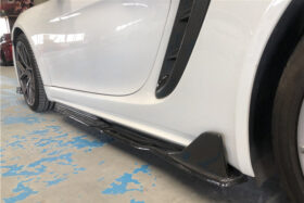 DarwinPRO 2017-2025 Porsche 718 Cayman Boxster AM Style Carbon Fiber Side Skirts - image 1