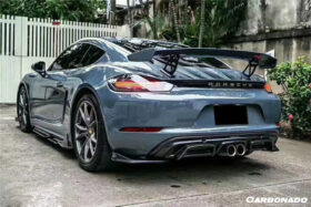 DarwinPRO 2017-2025 Porsche 718 Cayman Boxster AM Style Carbon Fiber Side Skirts - image 9