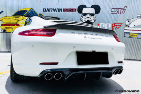 DarwinPRO 2012-2015 Porsche 911 991.1 Carrera & S & 4S & GTS VRS-2 Style Rear Diffuser - image 7