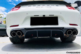 DarwinPRO 2012-2015 Porsche 911 991.1 Carrera & S & 4S & GTS VRS-2 Style Rear Diffuser - image 8