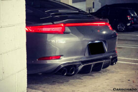 DarwinPRO 2012-2015 Porsche 911 991.1 Carrera & S & 4S & GTS VRS-2 Style Rear Diffuser - image 6