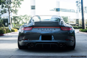 DarwinPRO 2012-2015 Porsche 911 991.1 Carrera & S & 4S & GTS VRS-2 Style Rear Diffuser - image 2