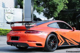 DarwinPRO 2016-2019 Porsche 911 991.2 Carrera & S & 4S & 4 & T & GTS VRS-GT Style Trunk Spoiler Wing - image 4