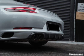 DarwinPRO 2016-2019 Porsche 911 991.2 Carrera Targa S 4S GTS OD Style Qual Exhaust Rear Lip - image 2