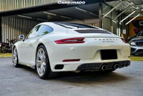 DarwinPRO 2016-2019 Porsche 911 991.2 Carrera Targa S 4S GTS OD Style Middle Exhaust Rear Lip - image 2