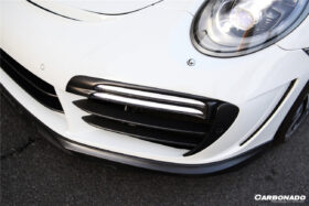 DarwinPRO 2016-2019 Porsche 911 991.2 Turbo   Turbo S TP Style Front Bumper - image 9