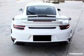 DarwinPRO 2016-2019 Porsche 911 991.2 Turbo S TP Style Rear Bumper - image 4