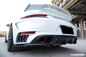 DarwinPRO 2016-2019 Porsche 911 991.2 Turbo S TP Style Rear Bumper - image 2