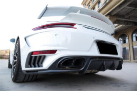 DarwinPRO 2016-2019 Porsche 911 991.2 Turbo S TP Style Rear Bumper - image 1