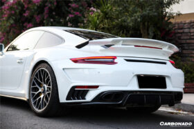 DarwinPRO 2016-2019 Porsche 911 991.2 Turbo S TP Style Rear Bumper - image 10
