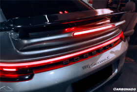 DarwinPRO 2019-2024 Porsche 911 992 Carrera S 4 4S Turbo Style Trunk Spoiler - image 10