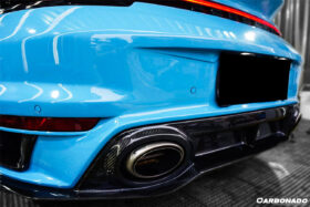 DarwinPRO 2019-2024 Porsche 911 992 Carrera S 4 4S Targa Cabriolet Turbo Style Rear Bumper - image 6