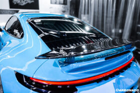 DarwinPRO 2019-2024 Porsche 911 992 Carrera S 4 4S Targa Cabriolet Turbo Style Rear Bumper - image 3