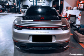 DarwinPRO 2019-2024 Porsche 911 992 Carrera S 4 4S Turbo Style Trunk Spoiler - image 7