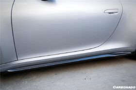 DarwinPRO 2019-2024 Porsche 911 992 Autoclave Carbon Fiber Side Skirts DarwinPRO (WP) Fits Carrera, S, 4, 4S, Targa, Cabriolet - image 5