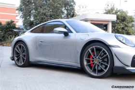 DarwinPRO 2019-2024 Porsche 911 992 Autoclave Carbon Fiber Side Skirts DarwinPRO (WP) Fits Carrera, S, 4, 4S, Targa, Cabriolet - image 3
