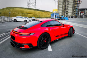 DarwinPRO 2019-2024 Porsche 911 992 Carrera S 4 4S TA Style Carbon Fiber Roof Spoiler - image 6