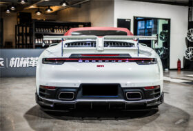 DarwinPRO 2019-2024 Porsche 911 992 Targa & Cabriolet TA Style Trunk Spoiler Wing - image 5