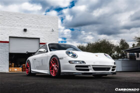 DarwinPRO 2005-2008 Porsche 911 997.1 Carrera & S & 4S EM Style Front Lip - image 4