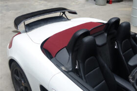DarwinPRO 2012-2016 Porsche 981 Boxster TA Style Carbon Fiber Trunk Spoiler Wing - image 6