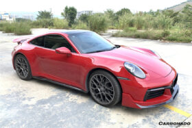 DarwinPRO 2019-2024 Porsche 911 992 Carrera & Targa & S & 4 & 4S & Cabriolet WP Style Dry Carbon Front Lip - image 3