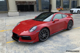 DarwinPRO 2019-2024 Porsche 911 992 Carrera & Targa & S & 4 & 4S & Cabriolet WP Style Dry Carbon Front Lip - image 2