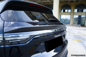 DarwinPRO 2018-2023 Porsche 9Y0 Cayenne S | GTS | E-Hybrid | Turbo Carbon Fiber Trunk Spoiler Wing (Dont Fit Coupe) - Carbonado (OD) - image 5