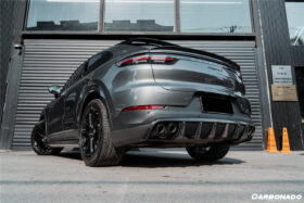 DarwinPRO 2018-2023 Porsche 9Y0 Cayenne S | GTS | E-Hybrid | Turbo Carbon Fiber Trunk Spoiler Wing (Dont Fit Coupe) - Carbonado (OD) - image 10